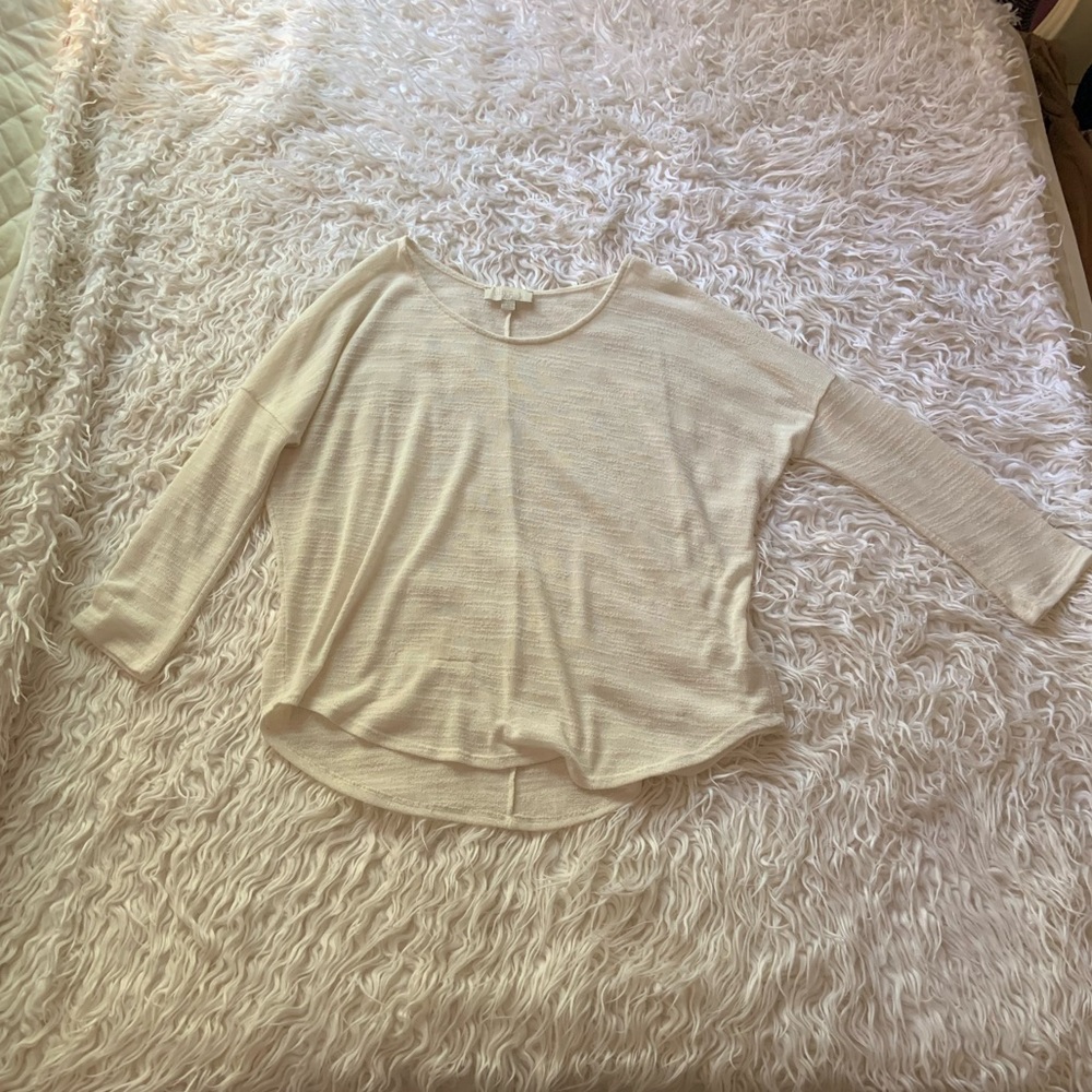 White see through top